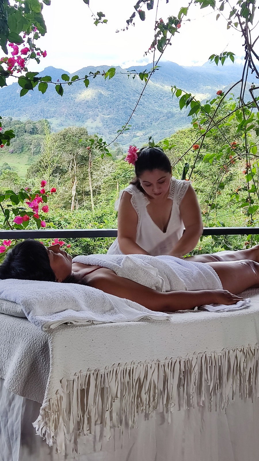 Terapia de reflexologia en la naturaleza