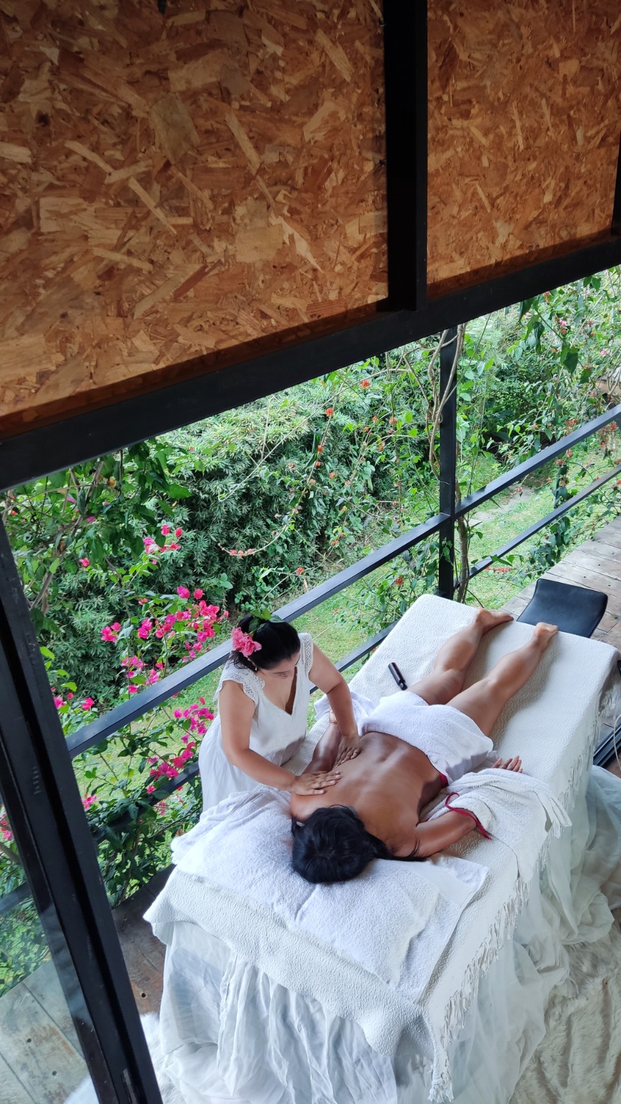 masaje de organos internos en la naturaleza